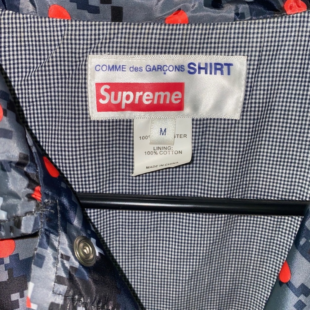 Supreme x Comme des Garcons Digi Camo Coach Jacket